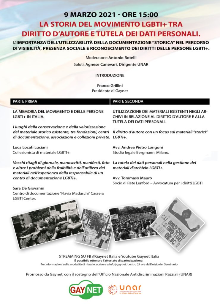 Diritto d'autore Gaynet